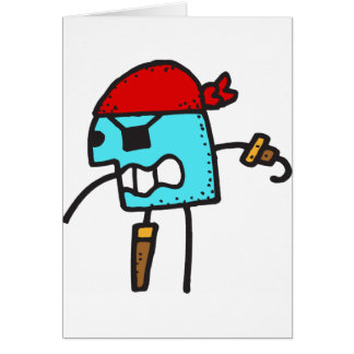 Pirattecknad Hälsningskort