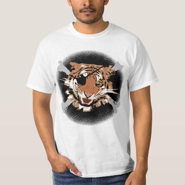 pirattiger tee shirt (Framsida)