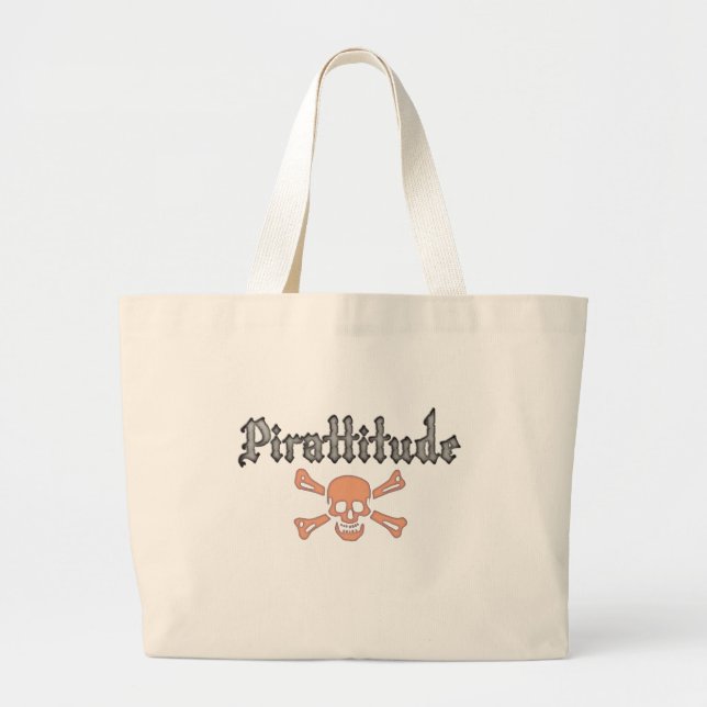 PirattitydBlood Jolly Roger Jumbo Tygkasse (Framsidan)