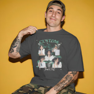 Pirattryckt T-Shirt Rap Stil Vintage Skräddarsydd
