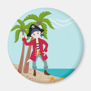 Piratungefödelsedagsfest Magnet