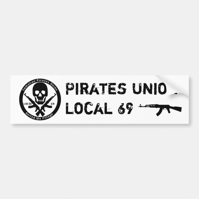 Piratunion - lokal 69 bildekal (Framsidan)