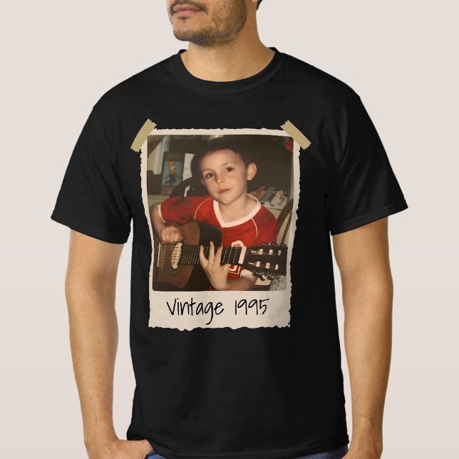 Piratversion Vintage Glad födelsedag Foto Familj 1 T Shirt (Skapare uppladdad)