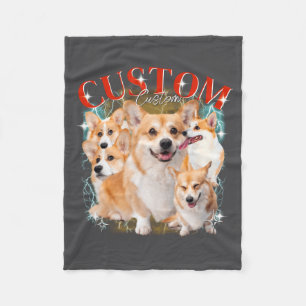 Piratversion Vintage Sällskapsdjur Hundar Katt Rol Fleecefilt