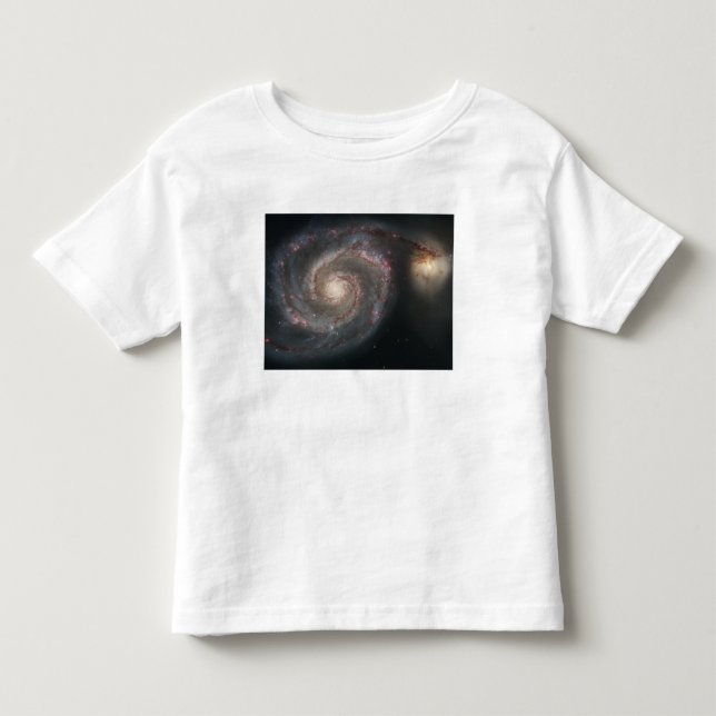 Pirlpoolgalaxi (M51) och komplementgalaxi Tröja (Framsida)