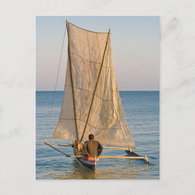 Piroguier Vezo Vykort (Framsida)