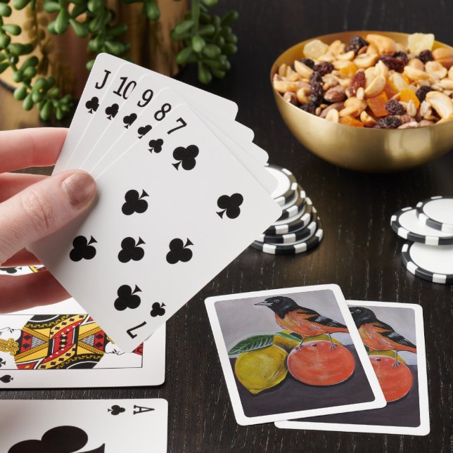 Pirolens avspända pose Målad av Alfred Fox Casinokort (På plats)