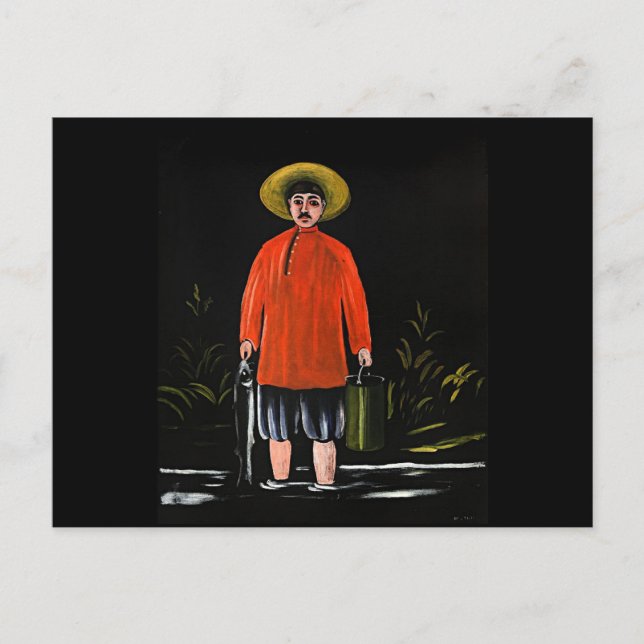 Pirosmani - Fiskare i Röda sjön Vykort (Framsida)