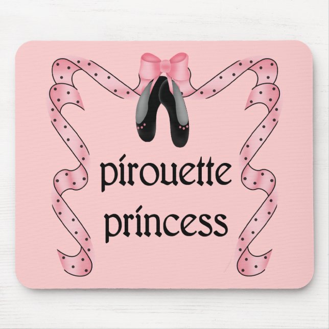 Pirouette Princess mousepad Musmatta (Framsidan)