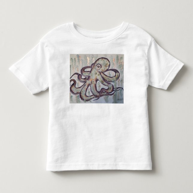 Pirrig bläckfisk t shirt (Framsida)
