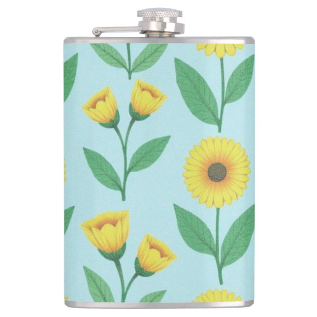 Pirrig Blomning Glädje Fickplunta (Framsidan)