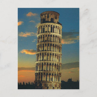 Pisa det lutande torn vykort