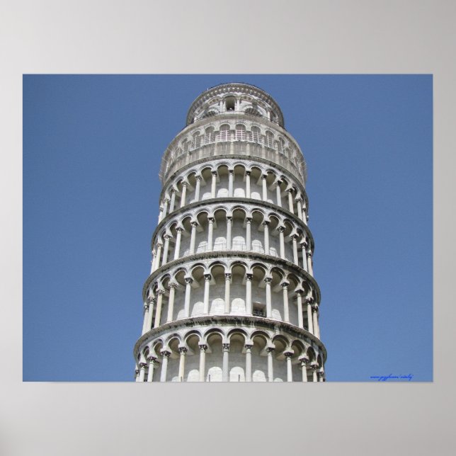 Pisa, fotografi av Italien poster (Framsidan)