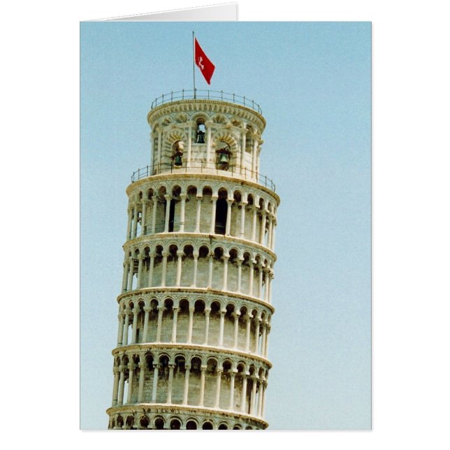 pisa hälsningskort (Framsidan)