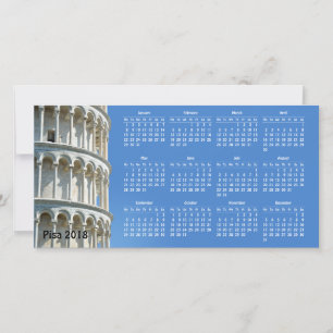 Pisa, Italien 2018-kalender