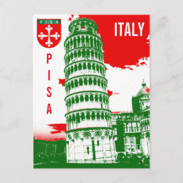 Pisa, Italien - Leende Torn Vykort