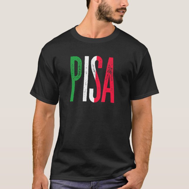 Pisa Italien T Shirt (Framsida)