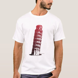 Pisa Italien Torn Leaning Europe T Shirt