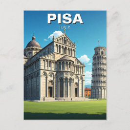 Pisa Italien Travel Piazza dei Miracoli Vykort