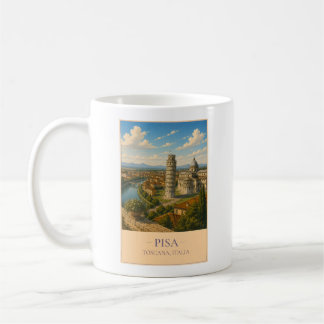 Pisa, Italy – Vintage Travel Mug Kaffemugg
