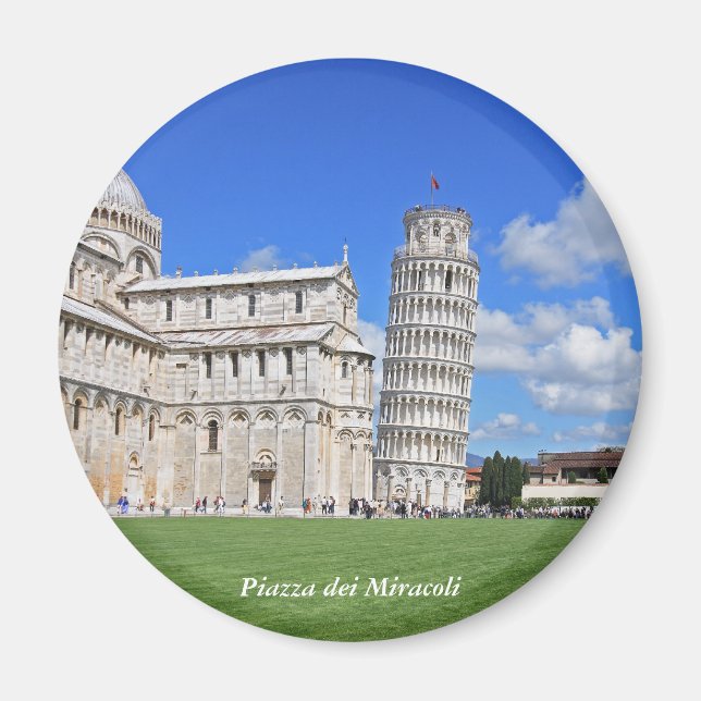 Pisa leaning torn magnet (Framsidan)
