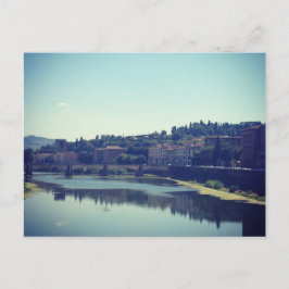 Pisa och floden vykort