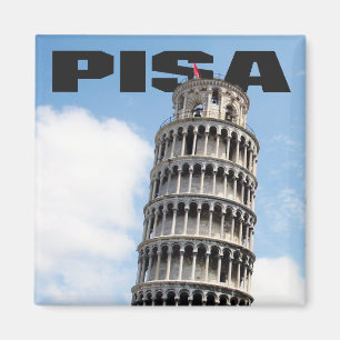 Pisa som lärer tornkylmagneten magnet