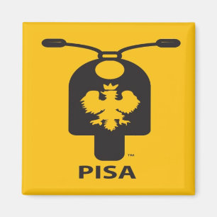 Pisa sparkcykelmagnet magnet