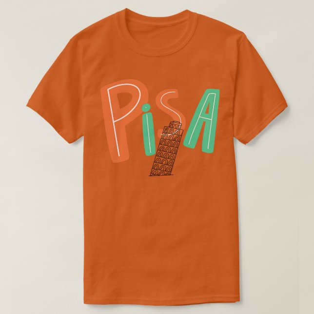 PISA T SHIRT (Design framsida)