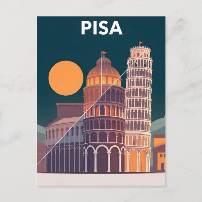 Pisa Vykort (Framsida)
