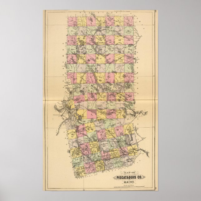 Piscataquis Co., Maine Poster (Framsidan)