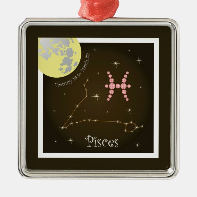 Pisces 19-20 mars Ornament (Framsidan)