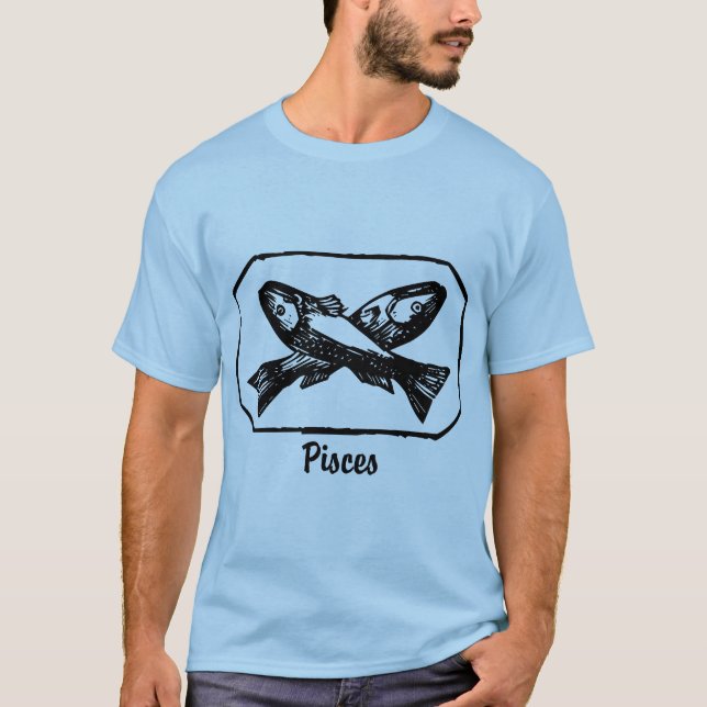 Pisces - Anpassad Tee (Framsida)