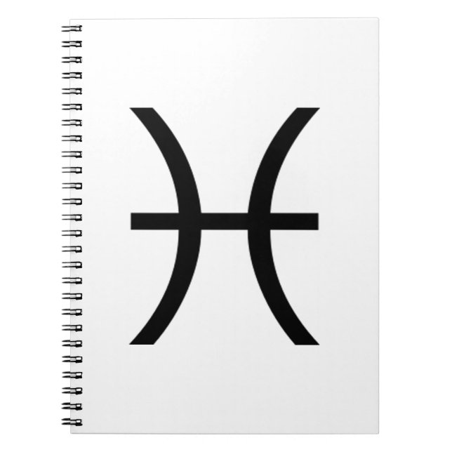 Pisces Anteckningsbok Med Spiral (Framsidan)