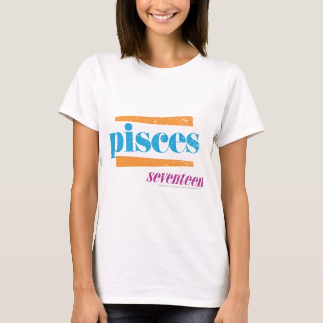 Pisces Aqua Tee (Framsida)
