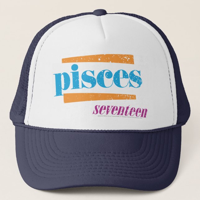 Pisces Aqua Truckerkeps (Framsida)