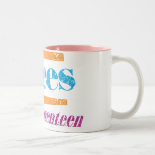 Pisces Aqua Två-Tonad Mugg
