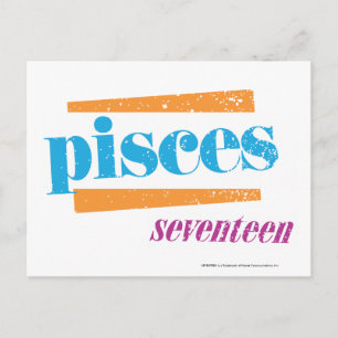Pisces Aqua Vykort