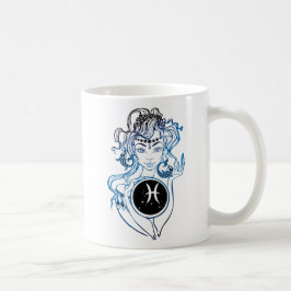 Pisces Art Deco Dam Kaffemugg
