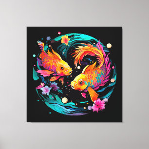 Pisces Astrology-tecken Canvastryck