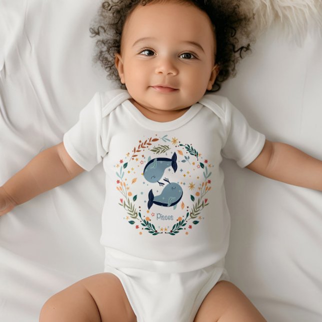 Pisces Baby Outfit - Dreamy Fish Zodiac-tecken T Shirt (Skapare uppladdad)