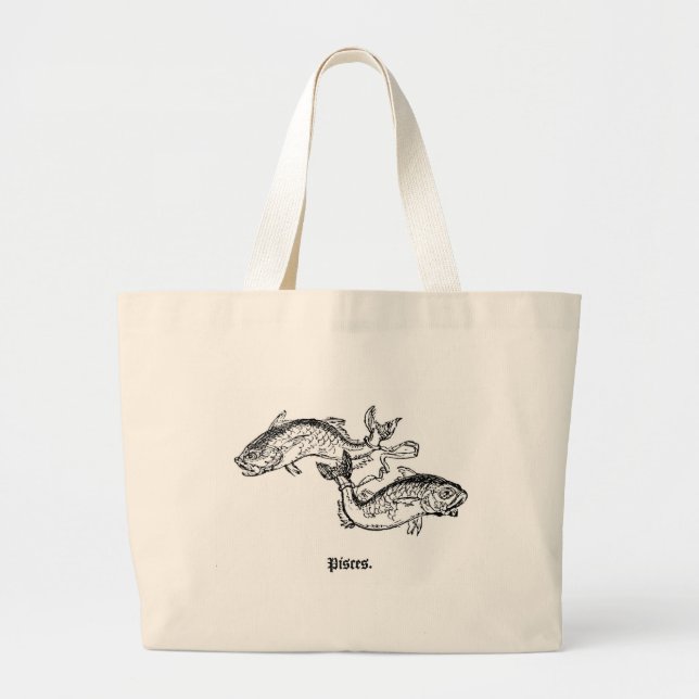 Pisces Bag Jumbo Tygkasse (Framsidan)