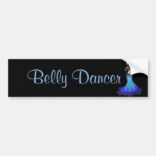 Pisces Belly Dancer Art Bildekal