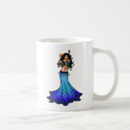 Pisces Belly Dancer Art Kaffemugg