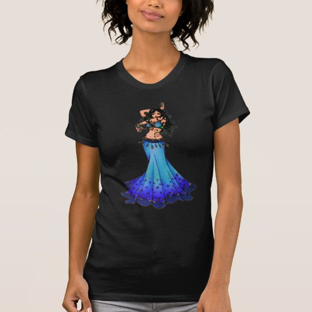 Pisces Belly Dancer Art Tee (Framsida)