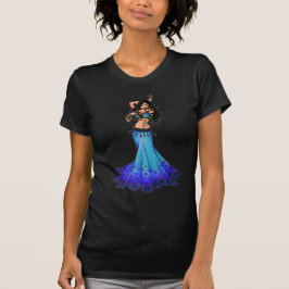 Pisces Belly Dancer Art Tee Shirt