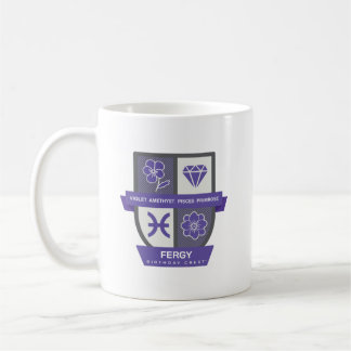 Pisces Birthday Crest™ for February 19-29 Mug Kaffemugg