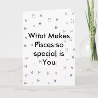 Pisces Birthday-kort Kort