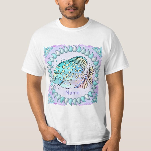Pisces birthday t-shirt (Framsida)