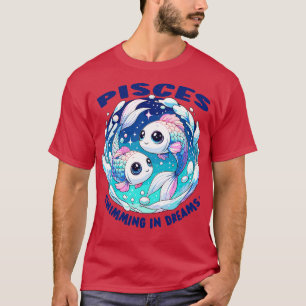 Pisces Celestial Koi Fish present T Shirt